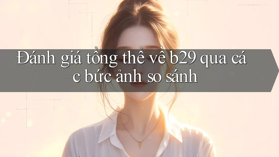 Đánh giá tổng thể về b29 qua các bức ảnh so sánh