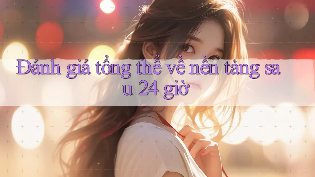 Đánh giá tổng thể về nền tảng sau 24 giờ Đánh giá tổng thể về nền tảng sau 24 giờ