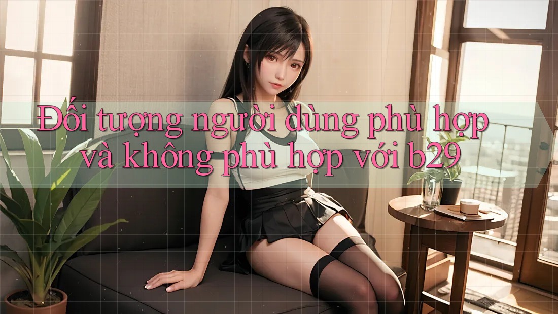 Đối tượng người dùng phù hợp và không phù hợp với b29