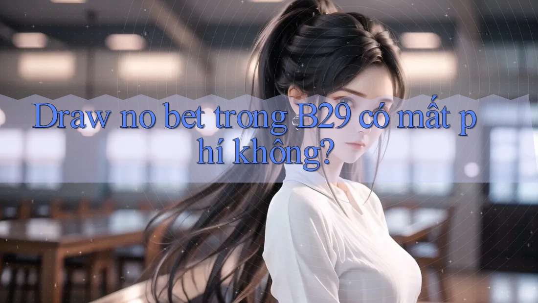Draw no bet trong B29 có mất phí không? Draw no bet trong B29 có mất phí không?