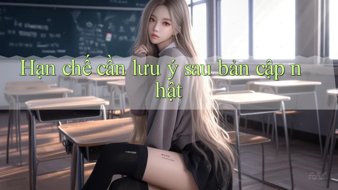 Hạn chế cần lưu ý sau bản cập nhật Hạn chế cần lưu ý sau bản cập nhật