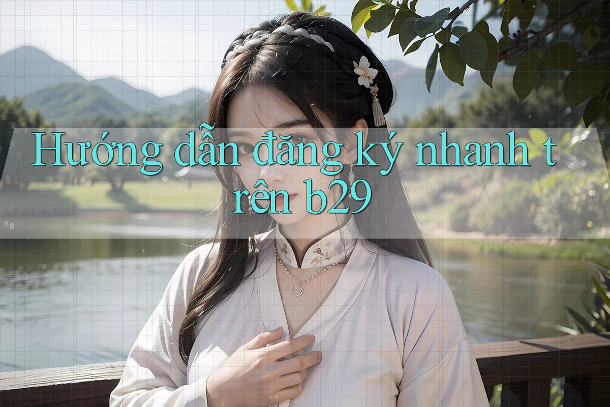 Hướng dẫn đăng ký nhanh trên b29 Hướng dẫn đăng ký nhanh trên b29