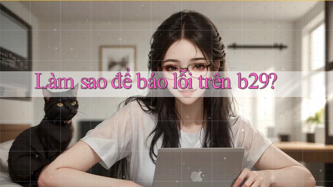 Làm sao để báo lỗi trên b29?