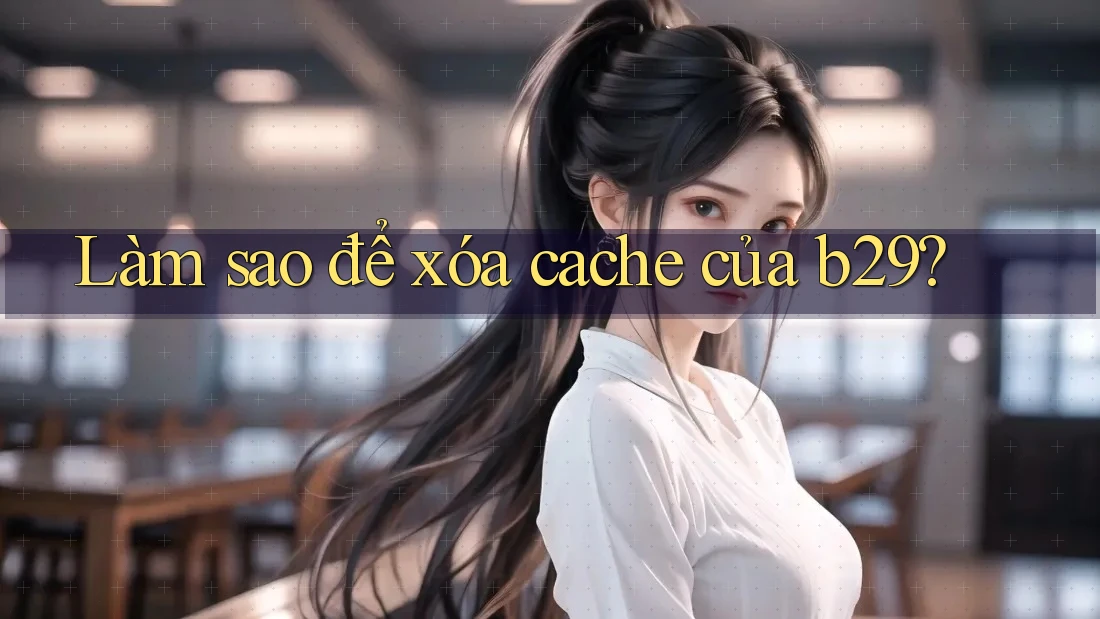 Làm sao để xóa cache của b29? Làm sao để xóa cache của b29?