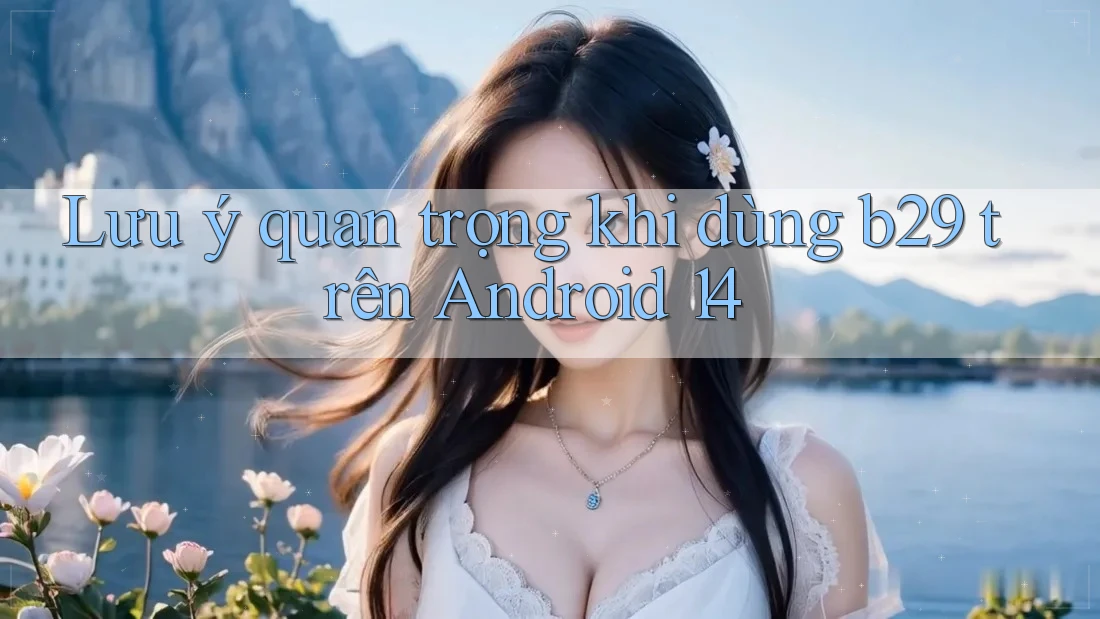 Lưu ý quan trọng khi dùng b29 trên Android 14