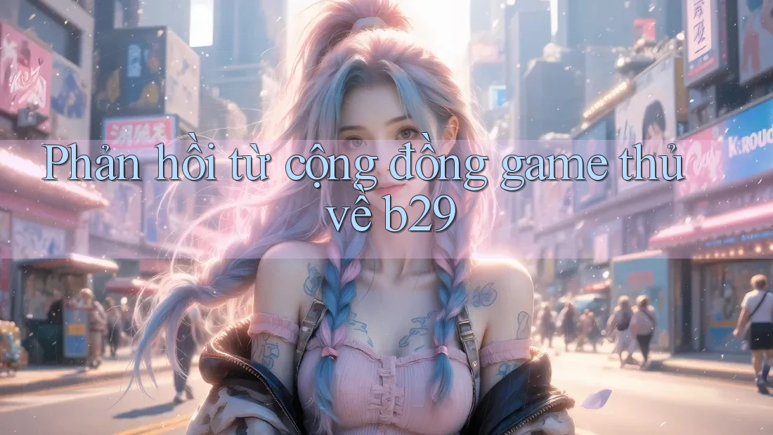 Phản hồi từ cộng đồng game thủ về b29 Phản hồi từ cộng đồng game thủ về b29