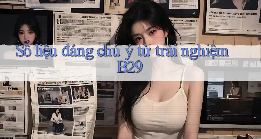 Số liệu đáng chú ý từ trải nghiệm B29