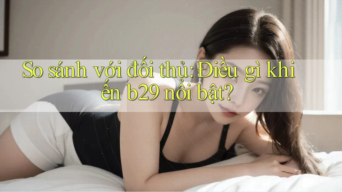 So sánh với đối thủ: Điều gì khiến b29 nổi bật?