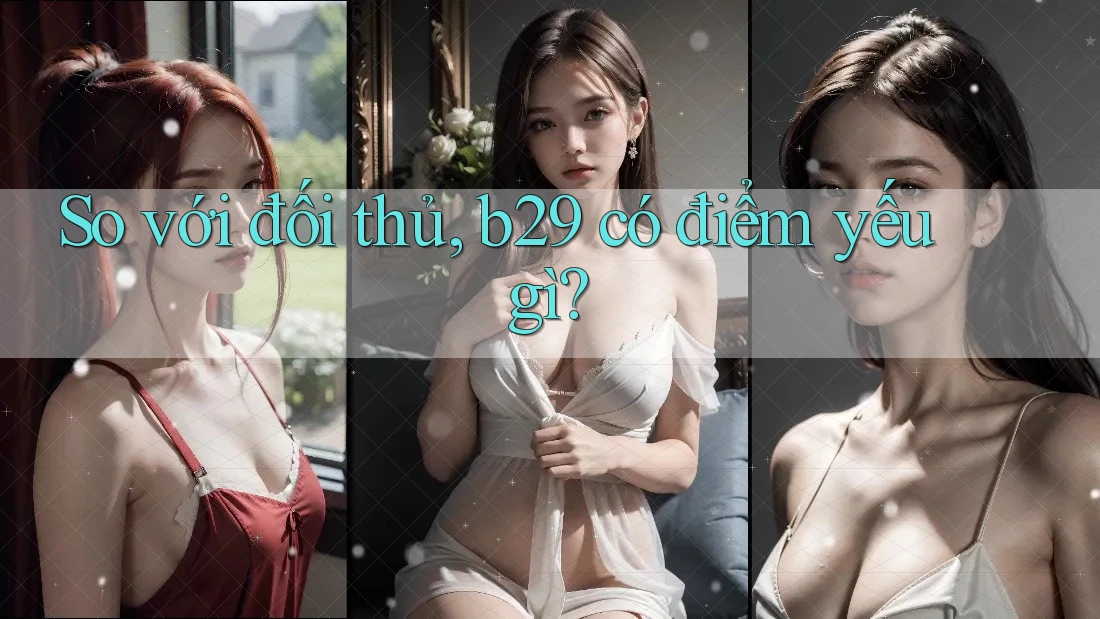 So với đối thủ, b29 có điểm yếu gì?