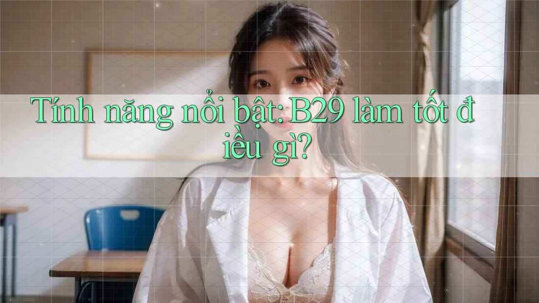 Tính năng nổi bật: B29 làm tốt điều gì?
