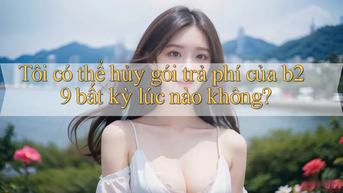 Tôi có thể hủy gói trả phí của b29 bất kỳ lúc nào không?