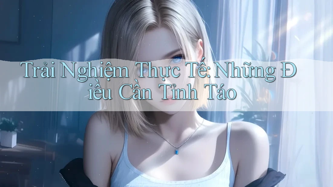Trải Nghiệm Thực Tế: Những Điều Cần Tỉnh Táo
