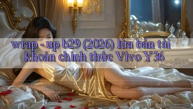wrap   up b29 (2026) lừa bán tài khoản chính thức Vivo Y36